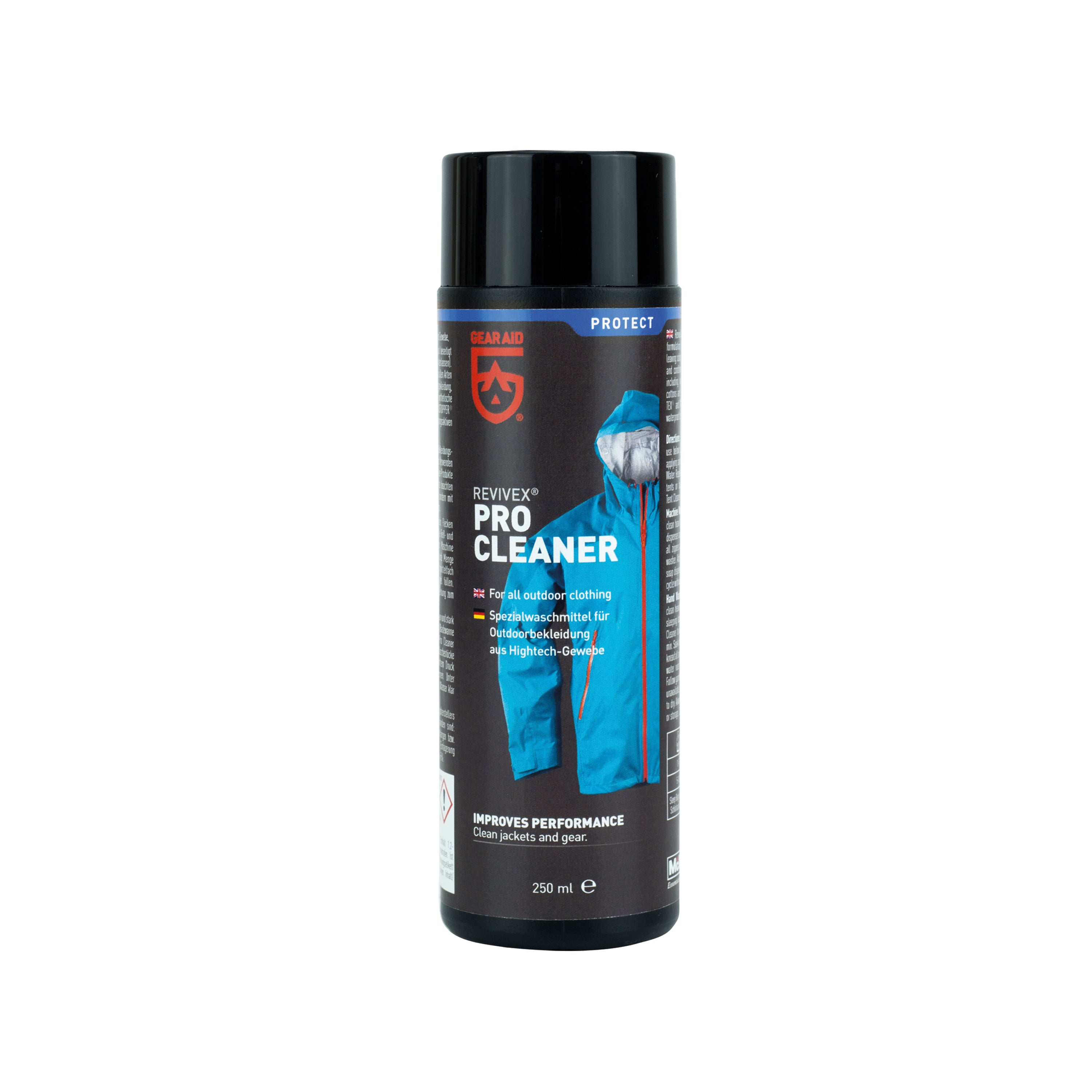 Gear Aid Pro Cleaner + Wash-In Water Repellent Set 10oz Cleans & Restores Gear, Size: Two 10 oz Packs, Clear