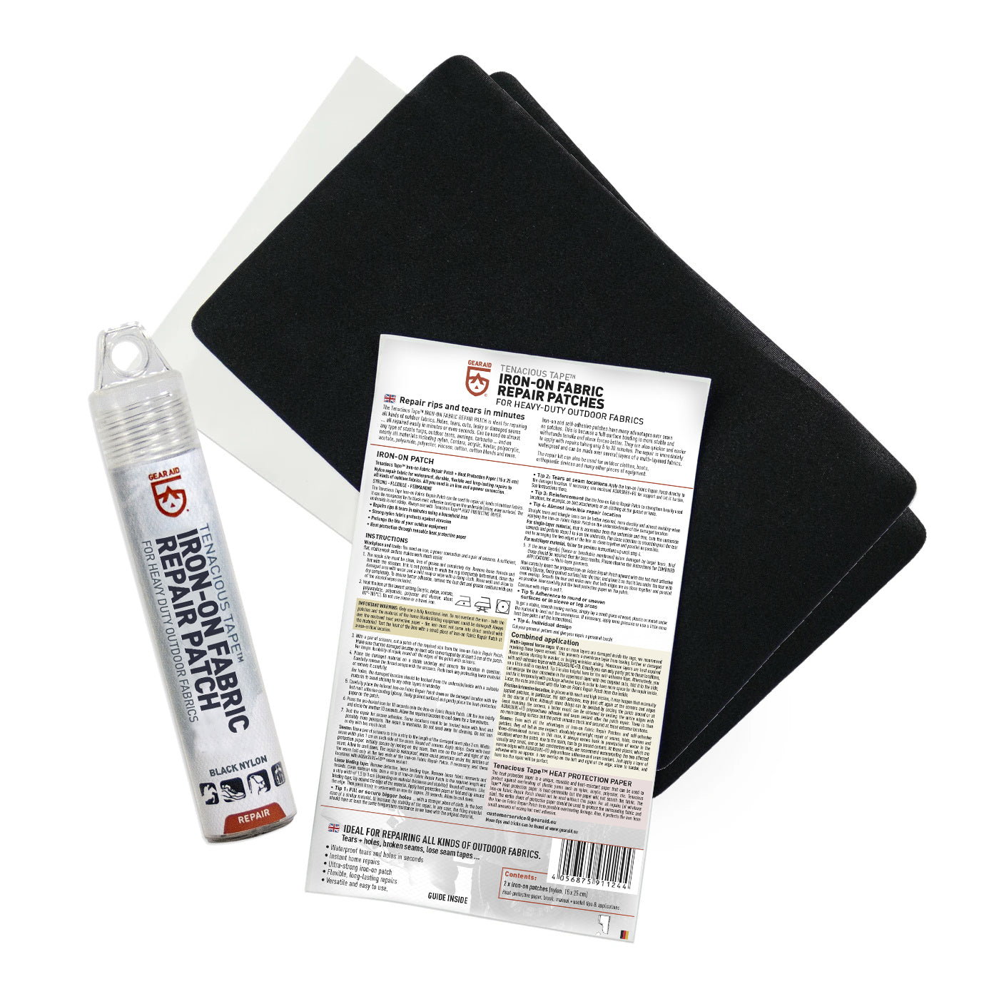 Tear-Aid Fabric Repair Patch Kit for Acrylic Fabric 3x12